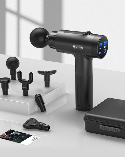 Recovera™ 6-Speed Muscle Massager Gun – Deep Tissue Therapy at Home