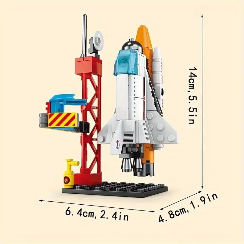 DIY 8 in 1 Spacecraft Building Blocks for Kids